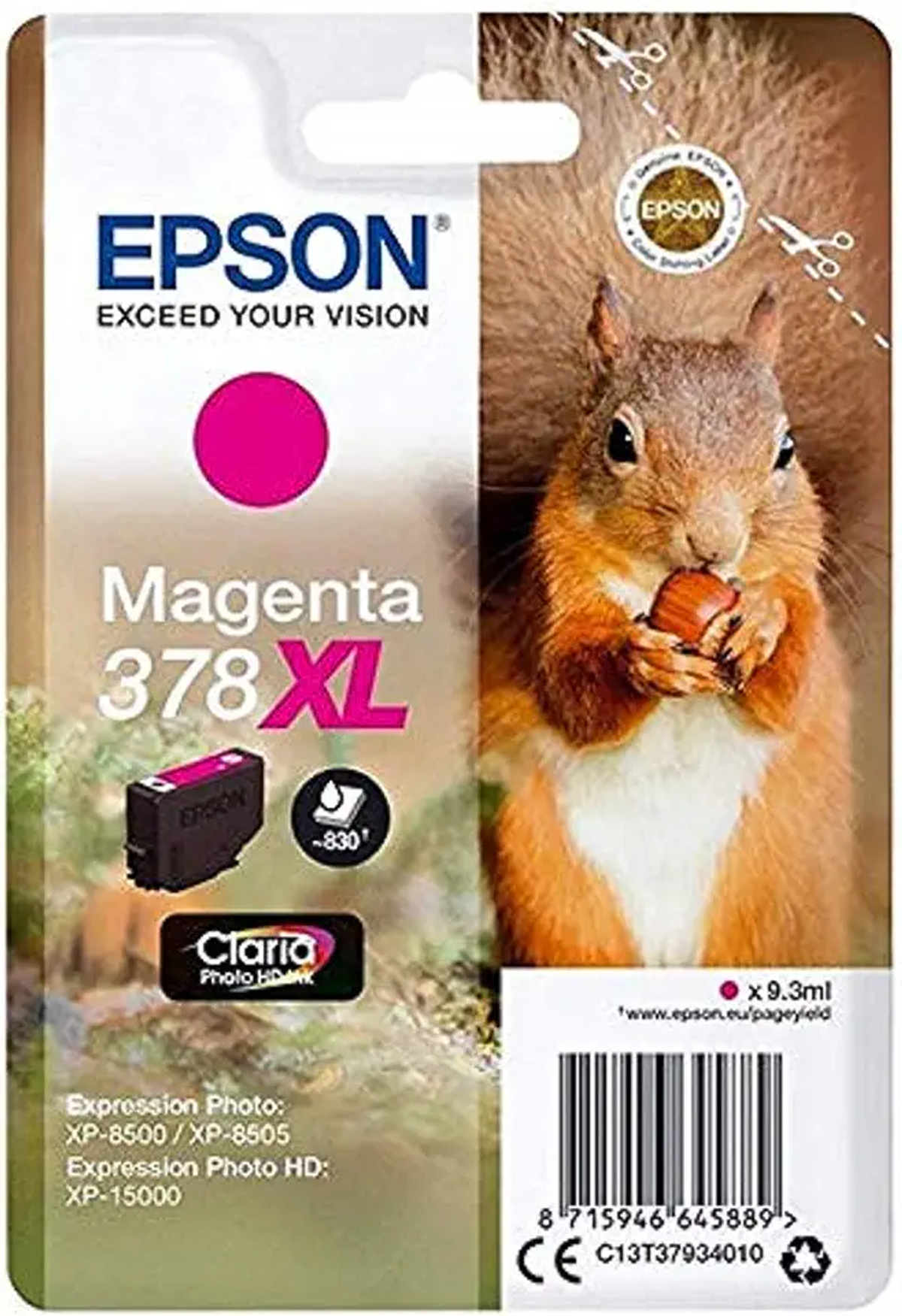 EPSON Tinte magenta (C13T37934010) 378XL
