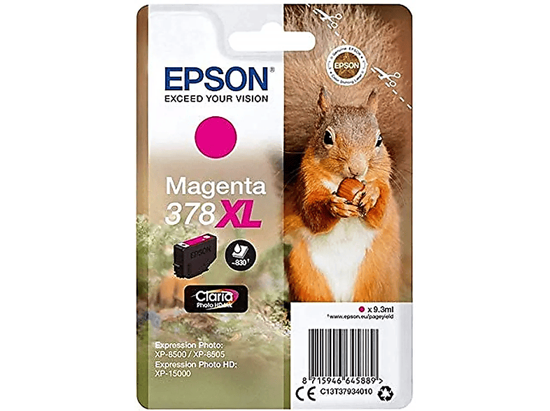 EPSON Tinte magenta (C13T37934010) 378XL