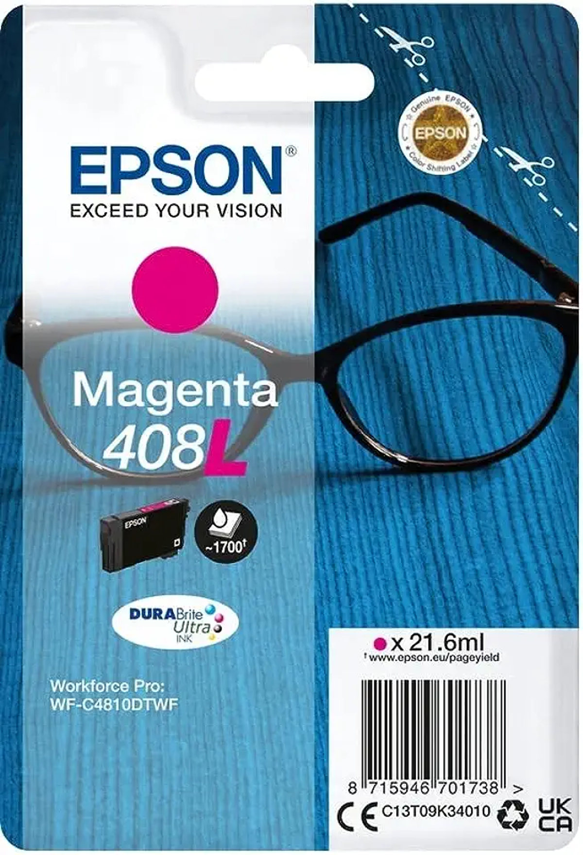 (C13T09K34010) 408L Tinte EPSON magenta
