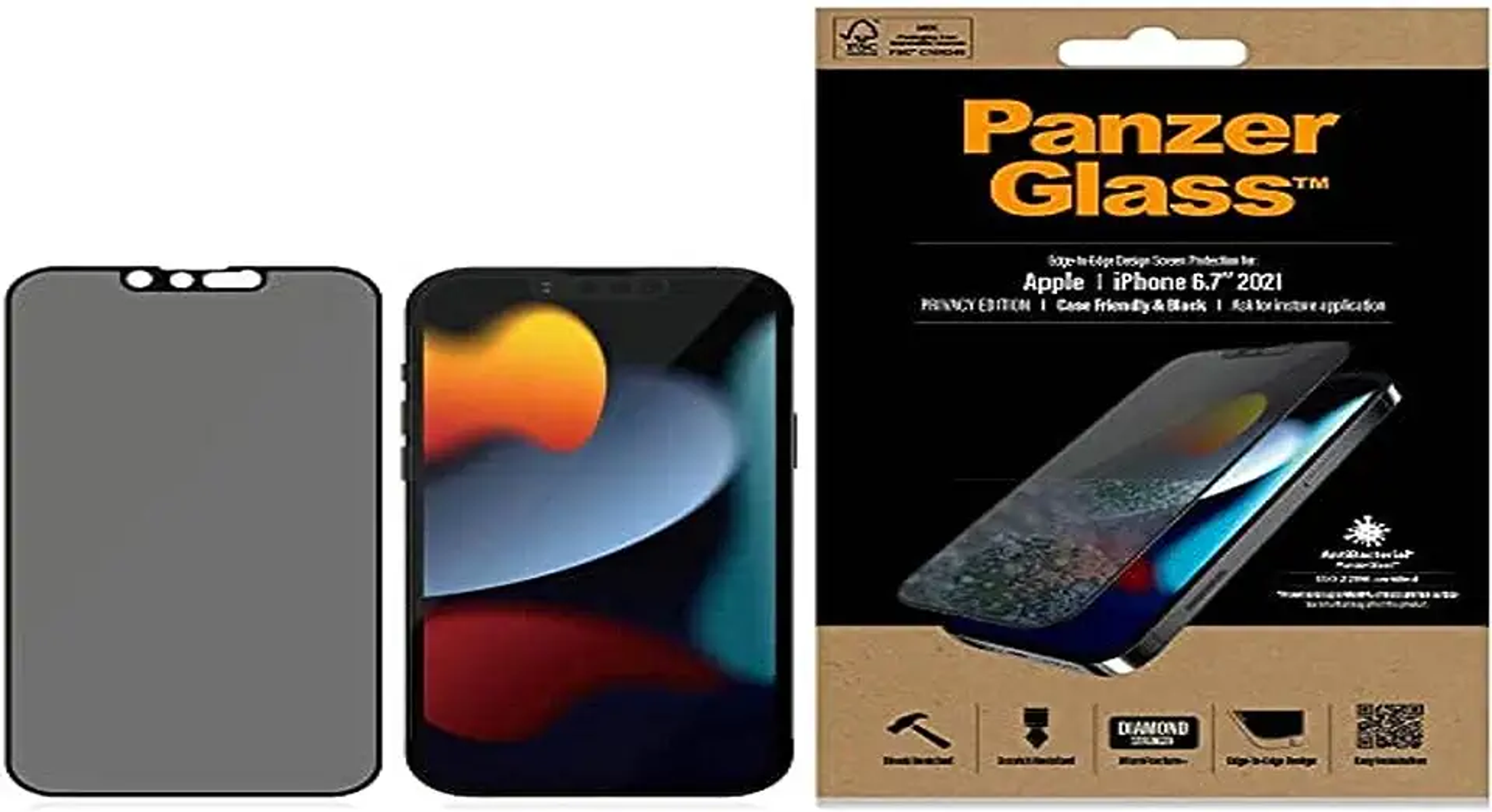 SP PANZERGLASS glass(für Max) iPhone Protective Pro 13 schwarz Max 13 iPhone CF Privacy AB Pro Apple