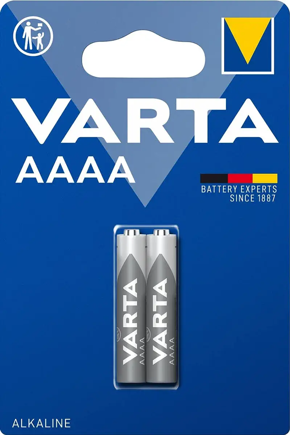 Stück 1,0 AAAA 640 1.5 Electronics Blister) Batterie Mando (2er VARTA Volt, Alkaline, Batterie, distancia Mini