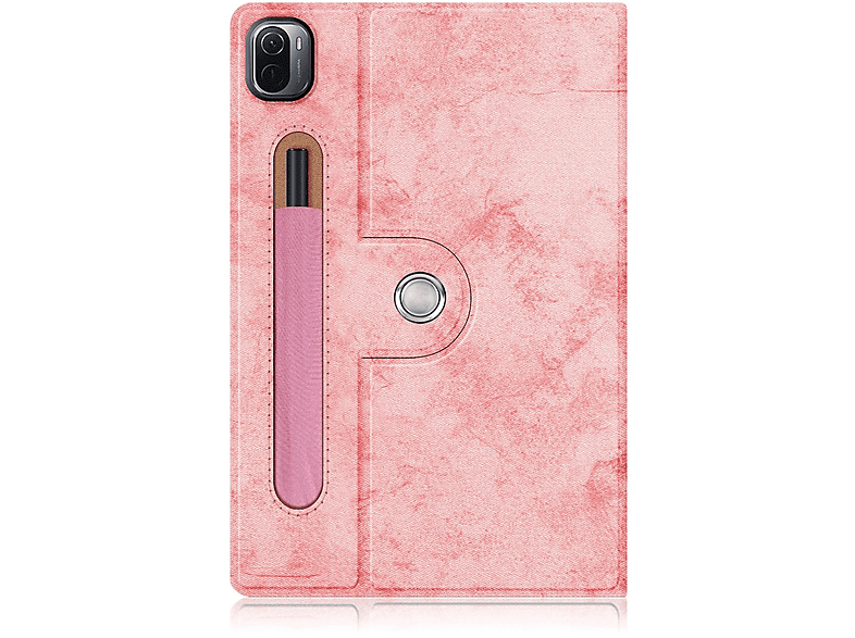 WIGENTO 360 Grad Rotation Silikon Stift Rosa Halterung Xiaomi Cover aufstellbar Kunststoff Tablethülle / Kunstleder, + Full Tasche / für