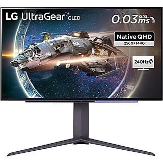 LG UltraGear 27GR95QE-B - 26,5 inch - 2560 x 1440 (QHD) - Oled (organic light-emitting diode)