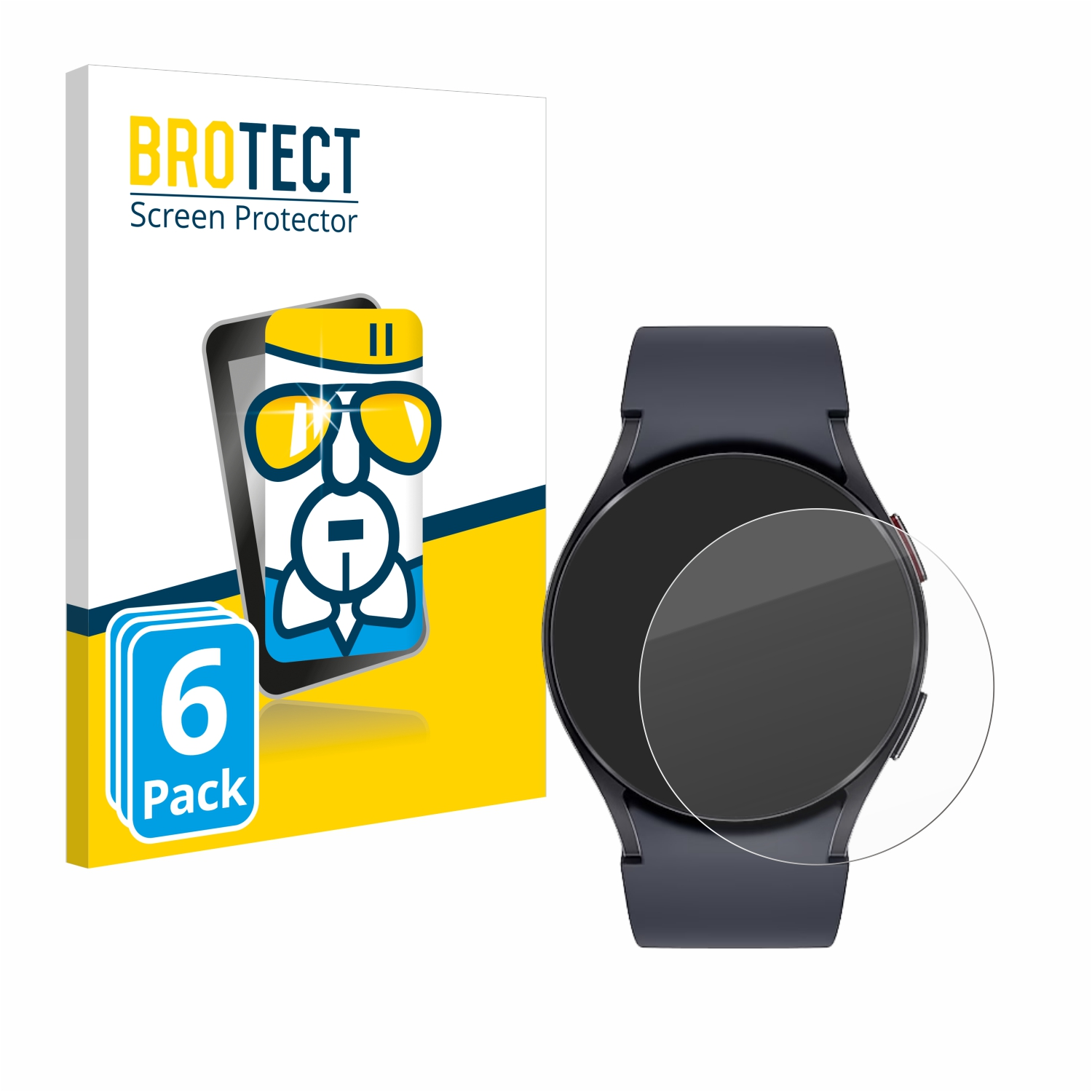 BROTECT 6x Schutzfolie(für Watch mm)) (40 Samsung Airglass Galaxy klare 6