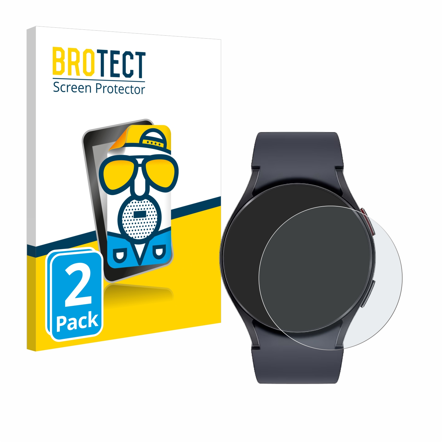 BROTECT 2x matte Schutzfolie(für Galaxy mm)) 6 Samsung Watch (40