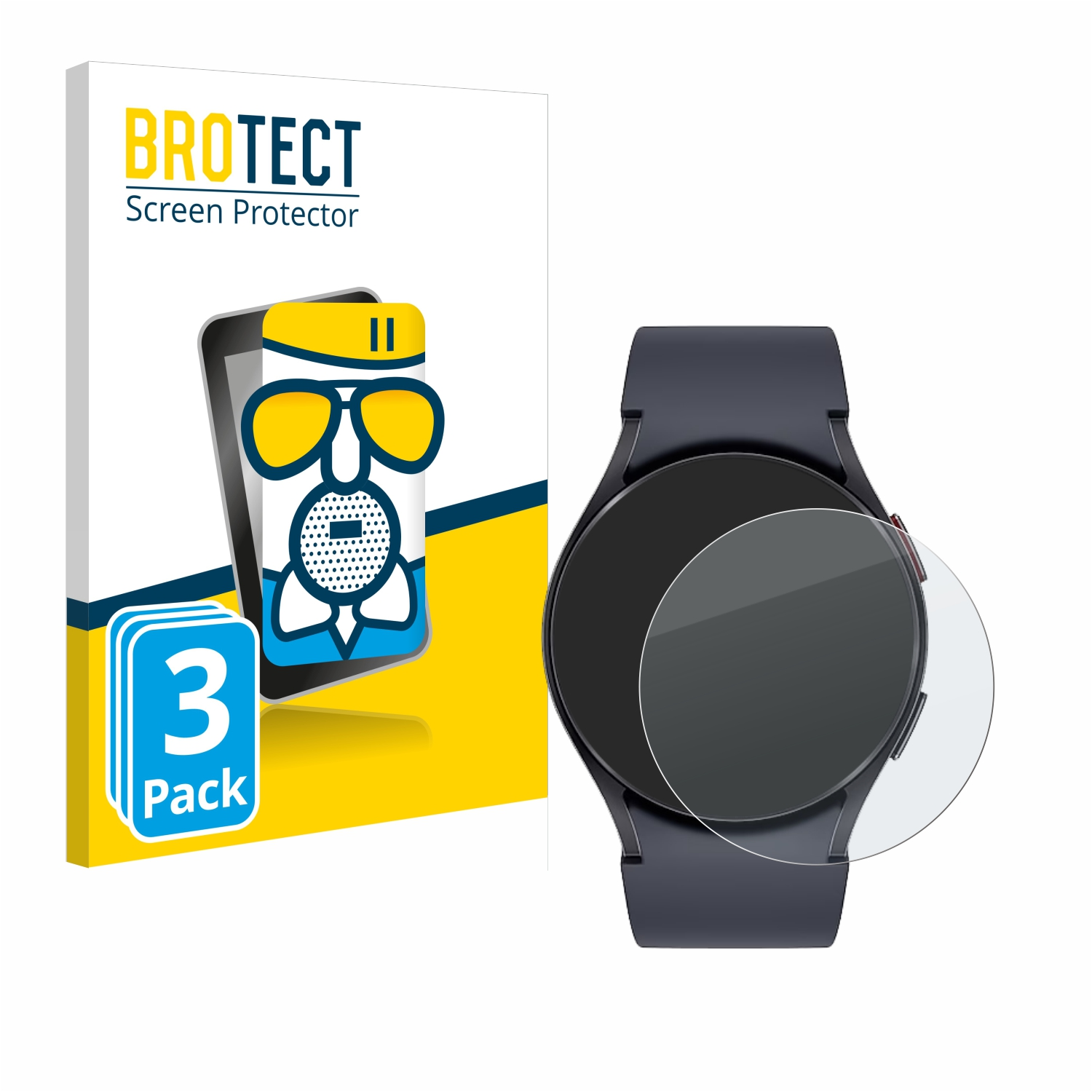 BROTECT 3x Samsung Galaxy mm)) Watch matte 6 Schutzfolie(für Airglass (40