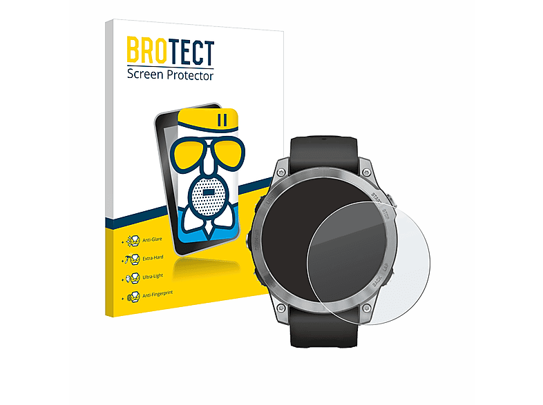 BROTECT Airglass matte Schutzfolie(für Garmin Fenix 7 (47 mm)) | Smartwatch Schutzfolien & Gläser