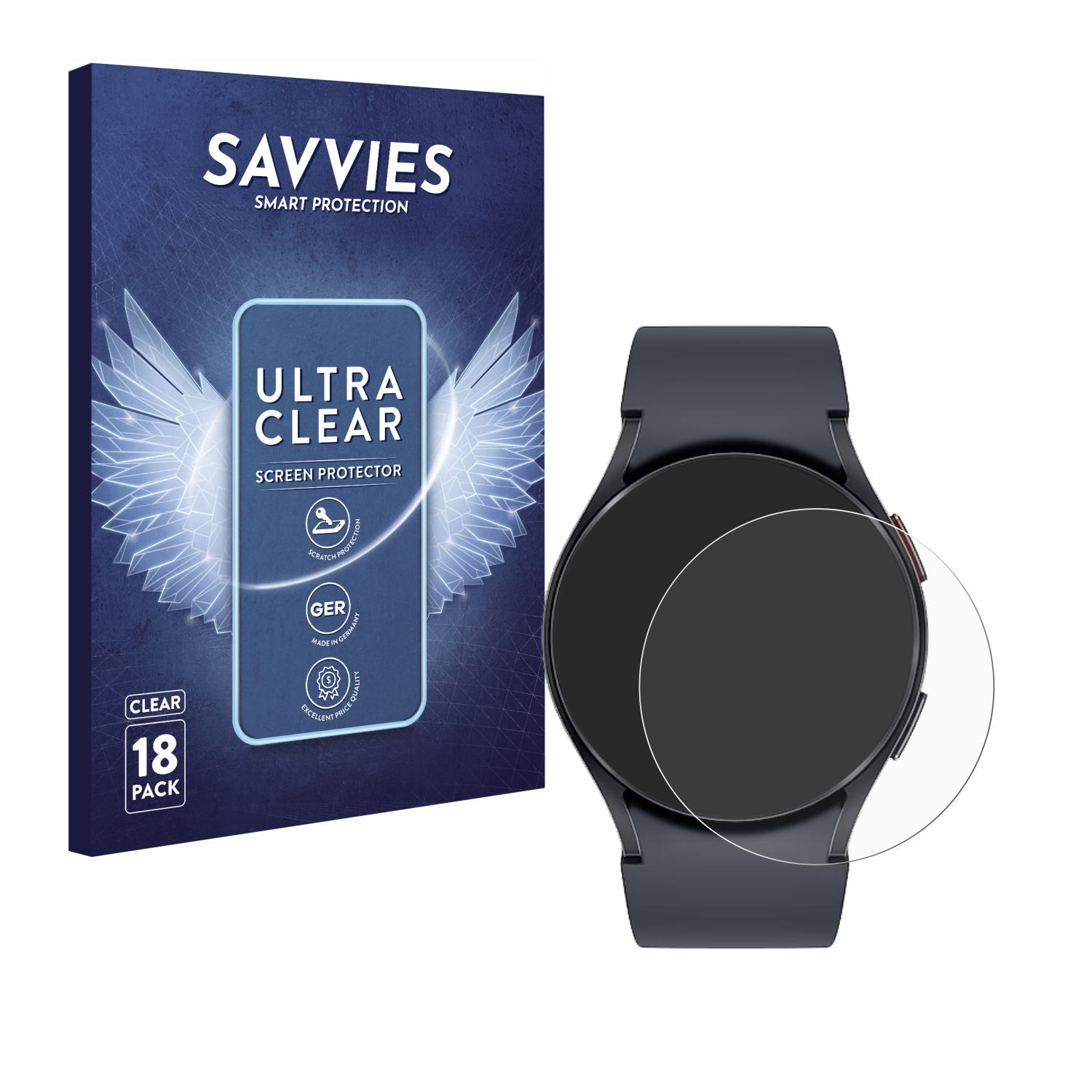 Watch (40 SAVVIES klare 18x Samsung mm)) 6 Galaxy Schutzfolie(für