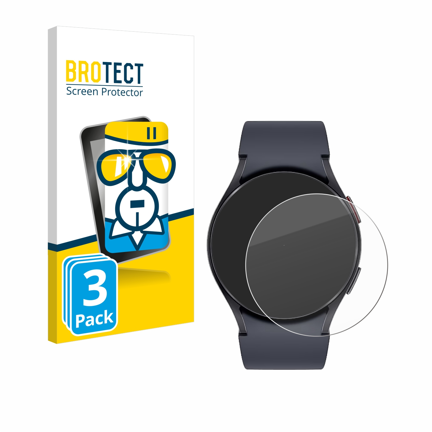 klares Schutzglas(für 3x Samsung 6 (44 Galaxy BROTECT mm)) Watch 9H