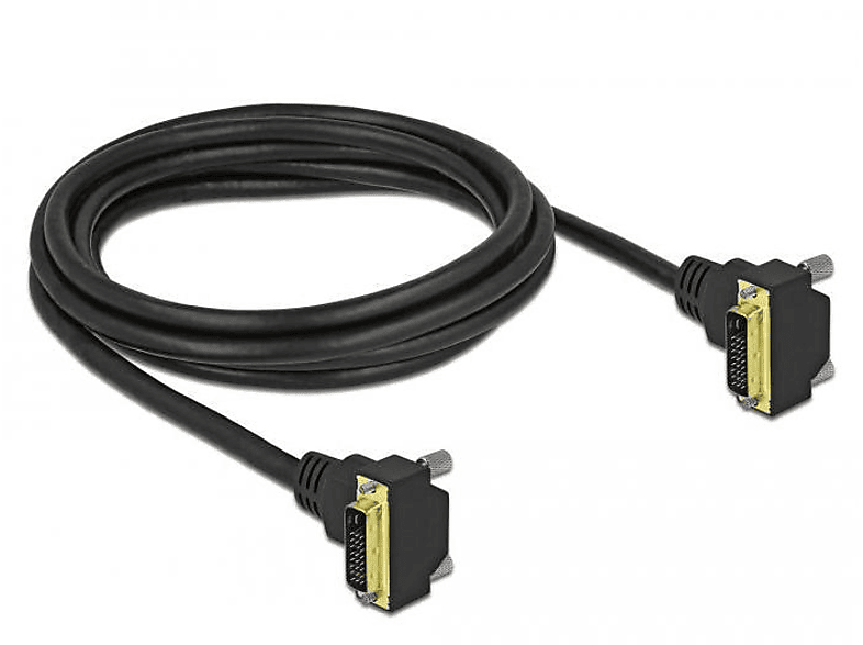 [Schnellstes neuestes Modell 2024! ! ] DELOCK 85898 Kabel, DVI Schwarz