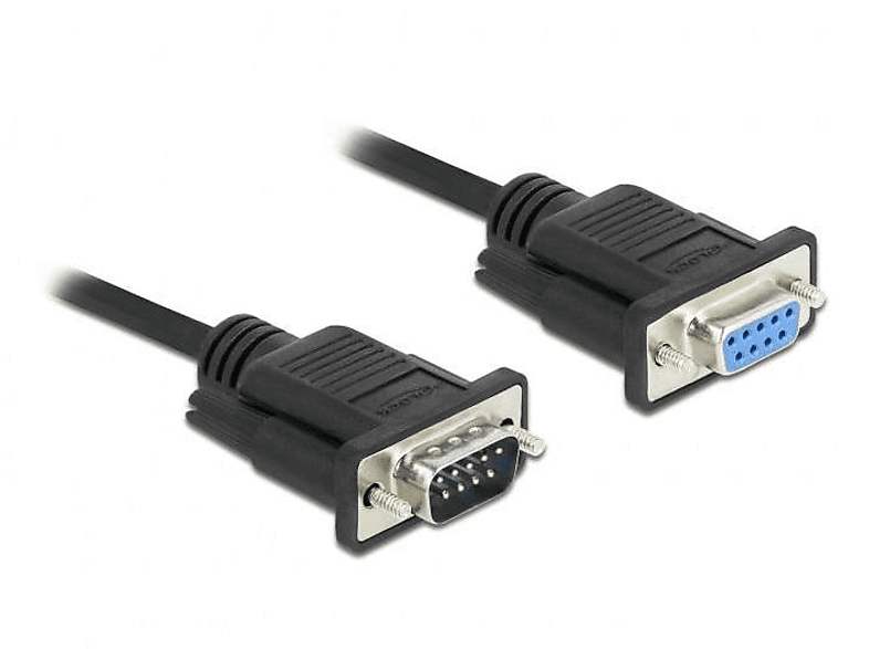 Kabel Serielles (RS232), 86619 DELOCK Schwarz
