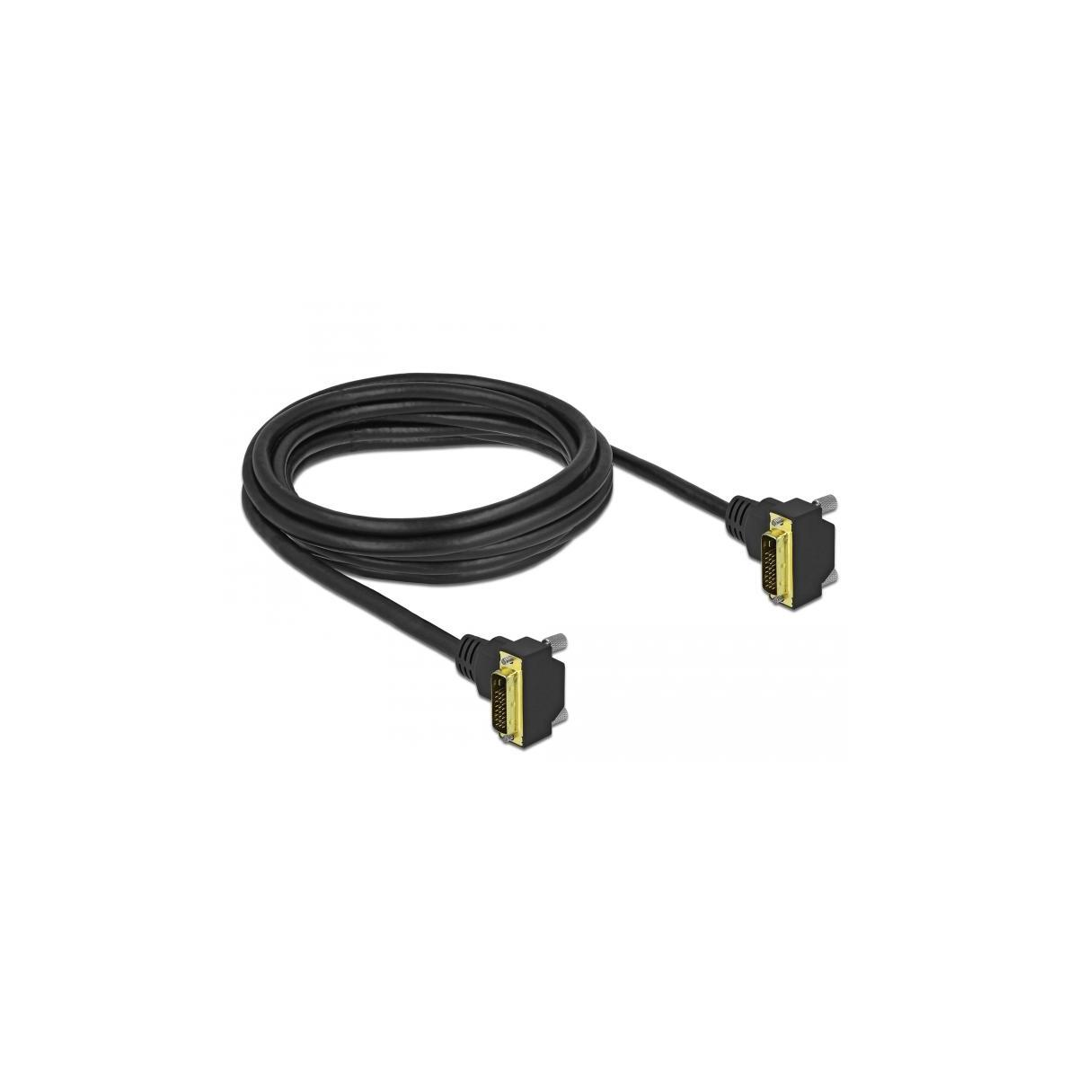 DELOCK 85907 Kabel, DVI Schwarz