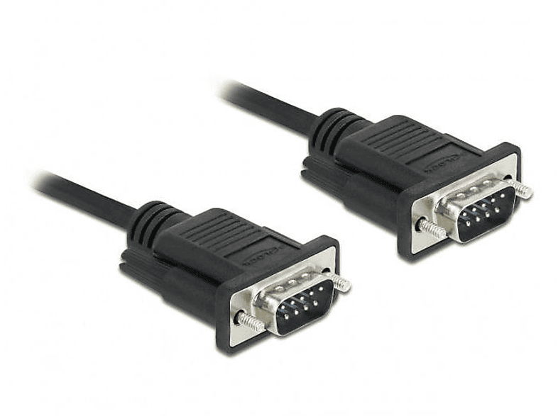 DELOCK 86574 Serielles Kabel (RS232), Schwarz | Kabel & Adapter
