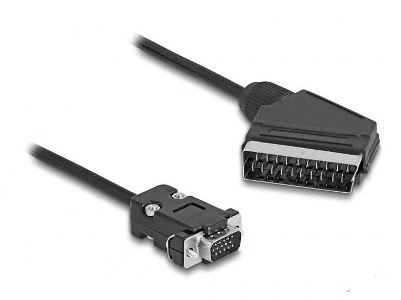Schwarz VGA 65028 DELOCK Kabel,
