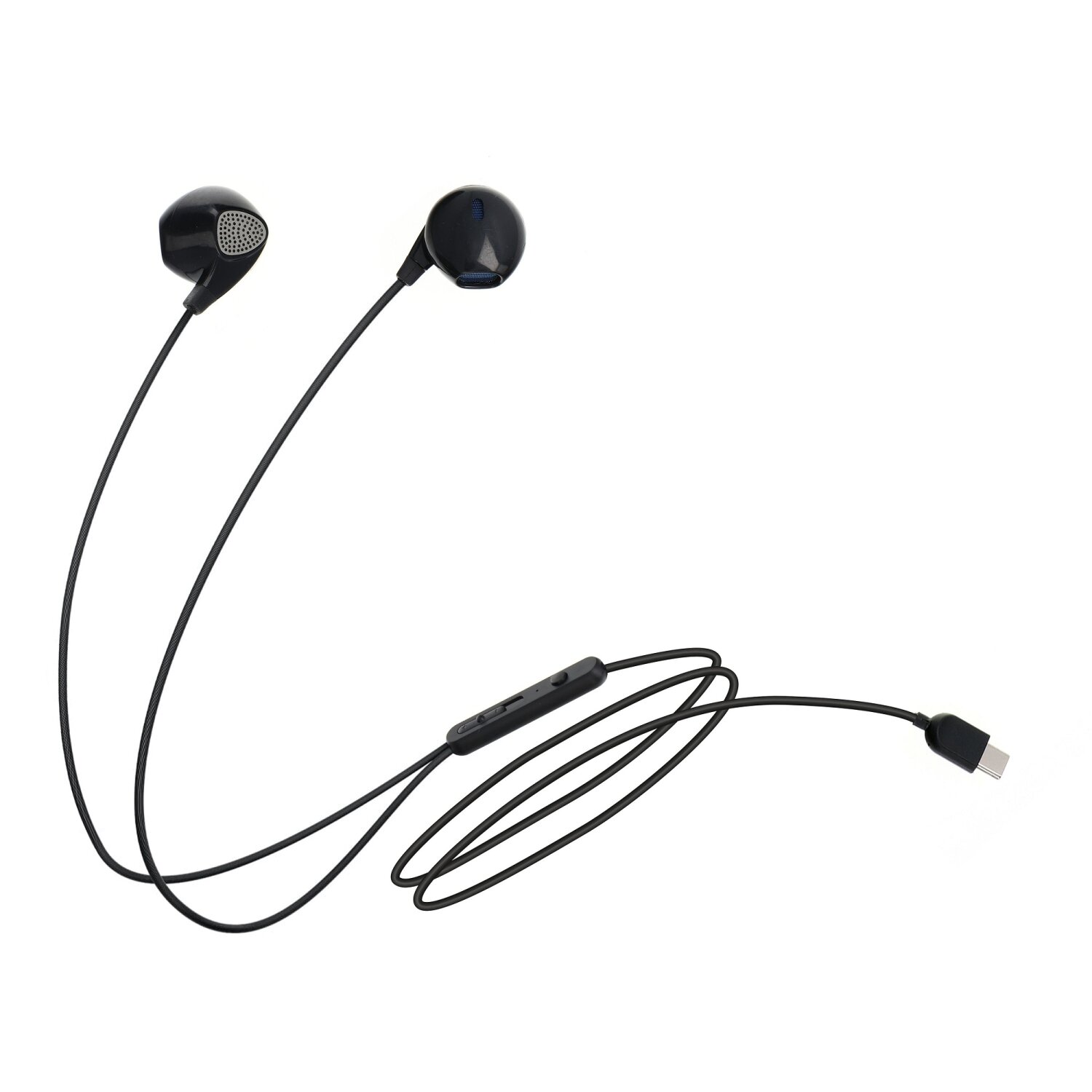 USB C1 Kopfhörer C, Typ FORCELL Schwarz In-ear