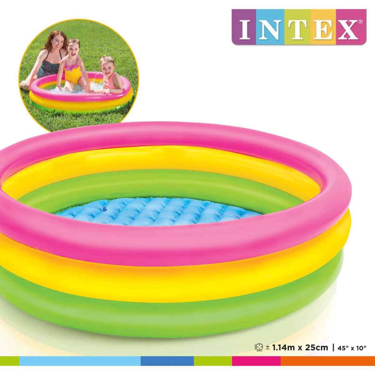 INTEX 3202895 Pool, Mehrfarbig