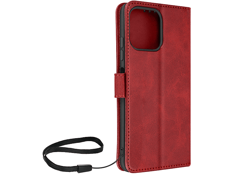 AVIZAR Bookstyle Series, Bookcover, Ulefone, Note 16 Pro, Rot