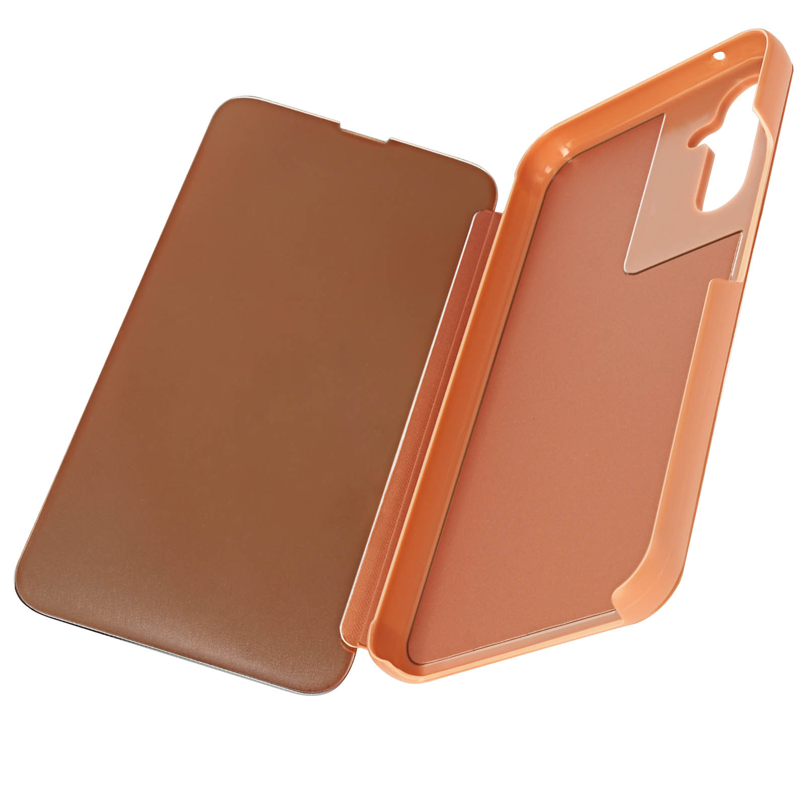 Series, AVIZAR A34 Standing Samsung, Rosegold Cover Bookcover, Clear View Galaxy 5G,