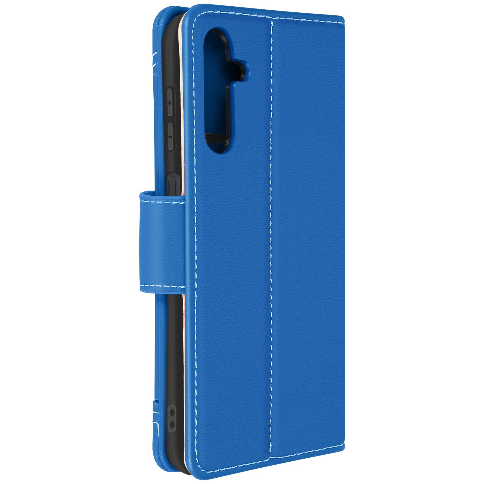 Versa Galaxy A14, Samsung, Series, AVIZAR Bookcover, Cover Blau