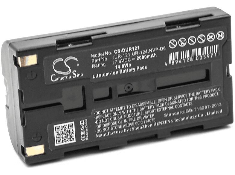 VHBW kompatibel mit Sanyo iDshot IDC-1000Z, IDC-1000ZU, IDC-1000 Li-Ion Akku - Kamera, 7.4 Volt, 2000