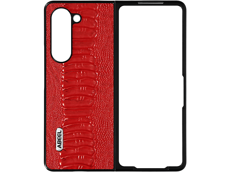 ABEEL Leather Rot Fold Backcover, Snake 5, Galaxy Z Samsung, Series,