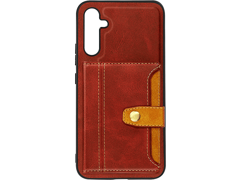 Rot 5 Samsung, AVIZAR 5G, Series, Galaxy Versa Kartenfächer Case, A34 Backcover,