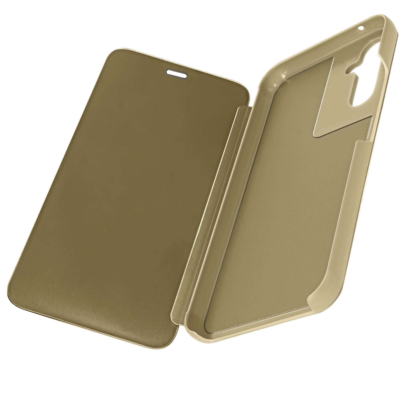 Samsung, Galaxy Bookcover, Standing Clear AVIZAR Gold Cover Series, 5G, A54 View