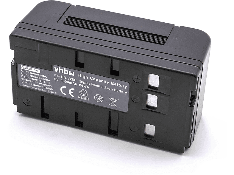 VHBW kompatibel mit Philips M-640, M-660, M-670 NiMH Akku - Kamera, 6 Volt, 4000
