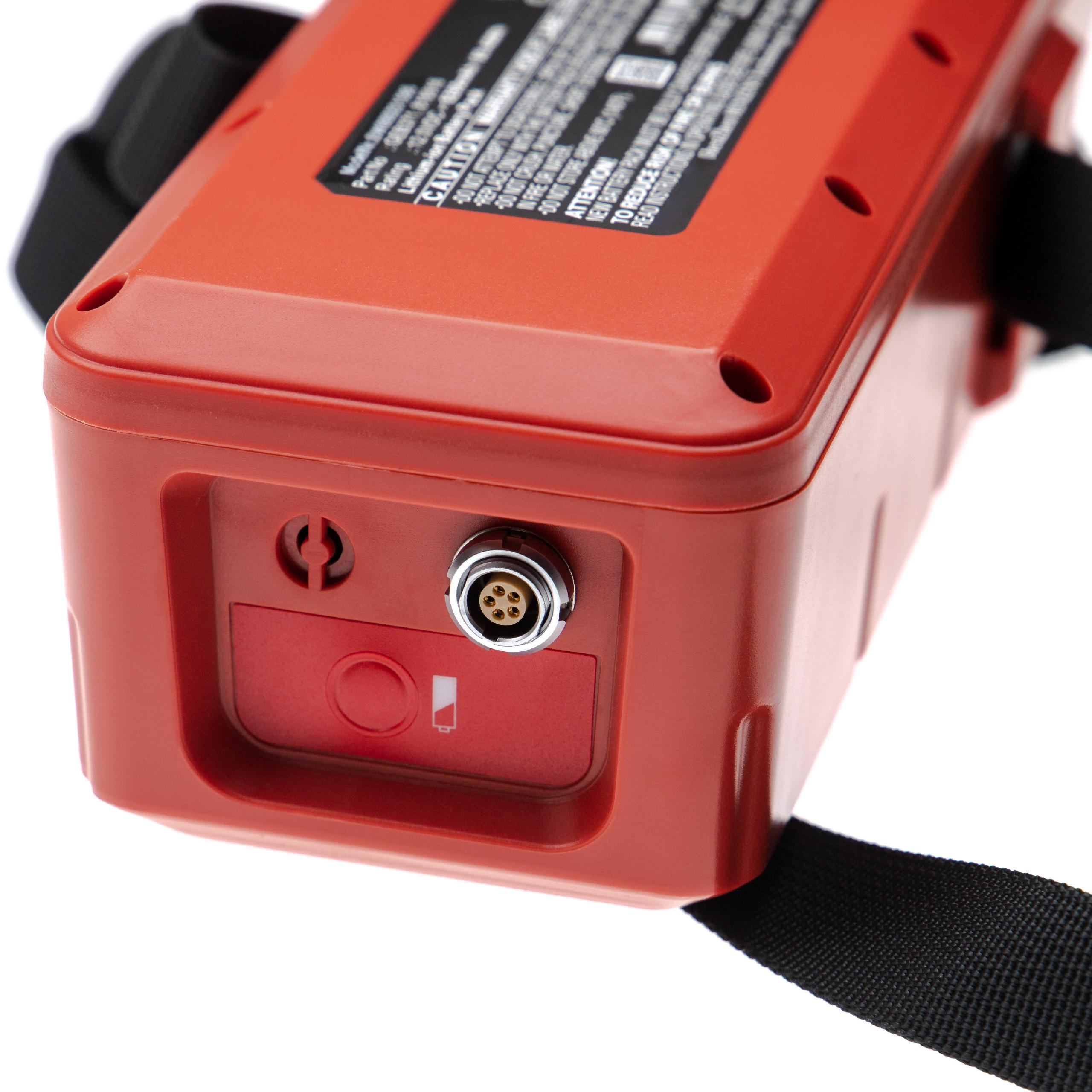 VHBW kompatibel mit Leica TPS1200, Volt, TPS TPS1100, 12 Akku 8200 GPS500, TPS700, - 800, 1100 Messgerät, GPS1200, 400, 700, Li-Ion TPS400