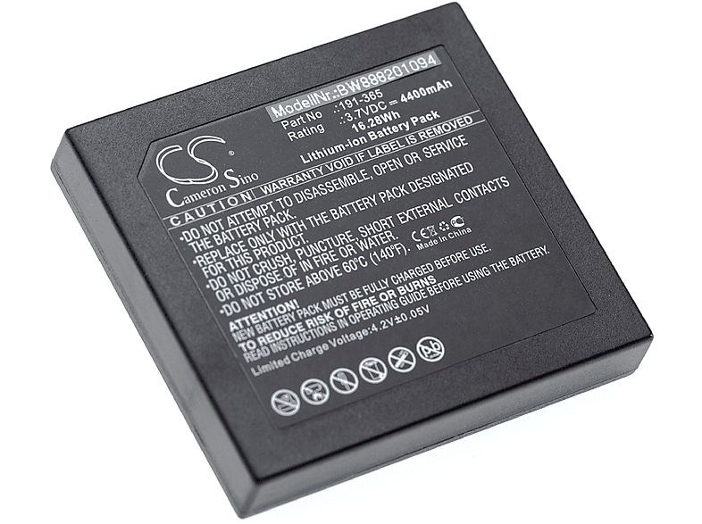 VHBW kompatibel mit Messgerät, Genii, 3.7 GE Volt, Akku - DPI IO620 DPI620 Li-Ion 4400 620/G