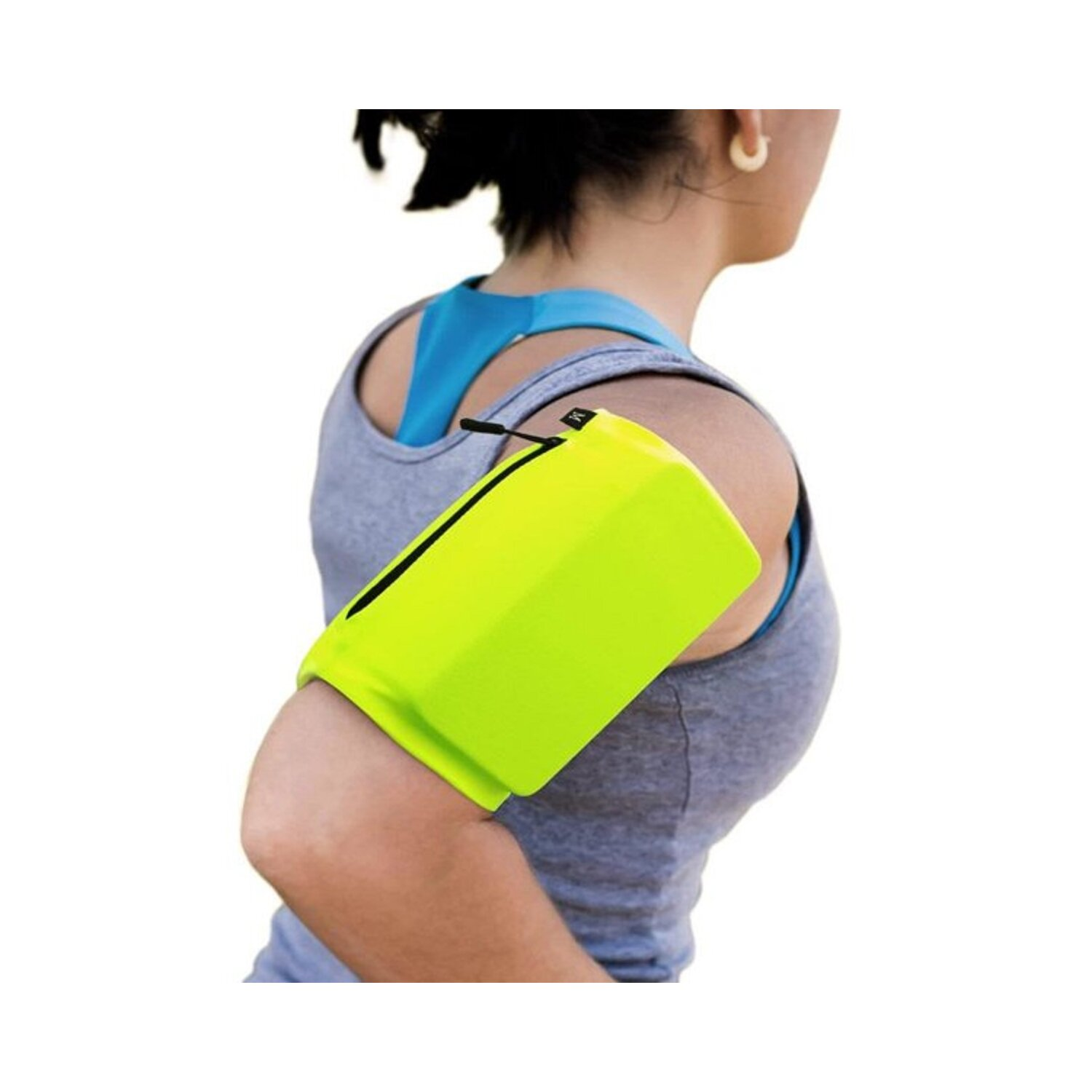 COFI Laufarmband Armtasche, Universal, Neon-Gelb Universal, L