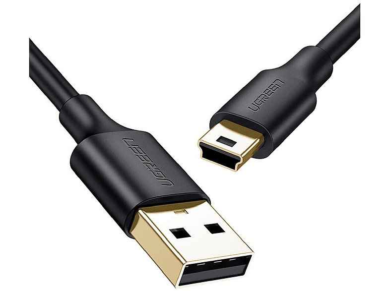 UGREEN USB - Mini 2m Kabel USB Schwarz Kabeladpater