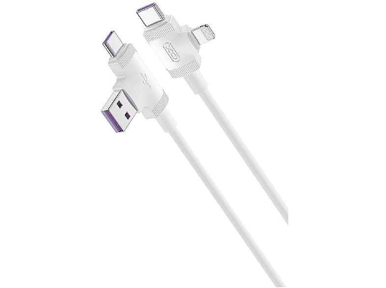 XO NB237, Ladekabel, Weiß | Handy Kabel & Adapter
