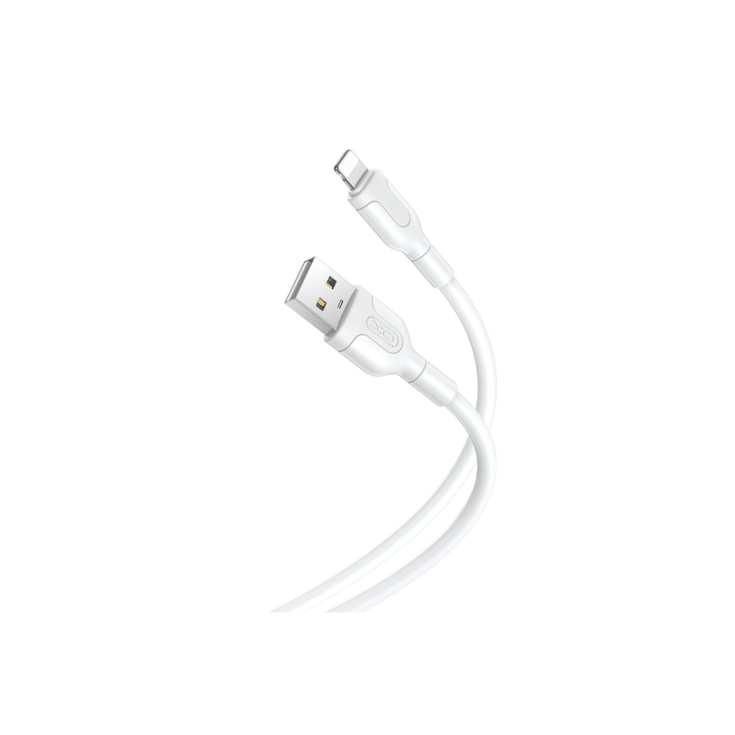 XO XO-Kabel NB212 USB m Weiß weiß - 1,0 2,1A Kabeladapter, iPhone-Anschluss