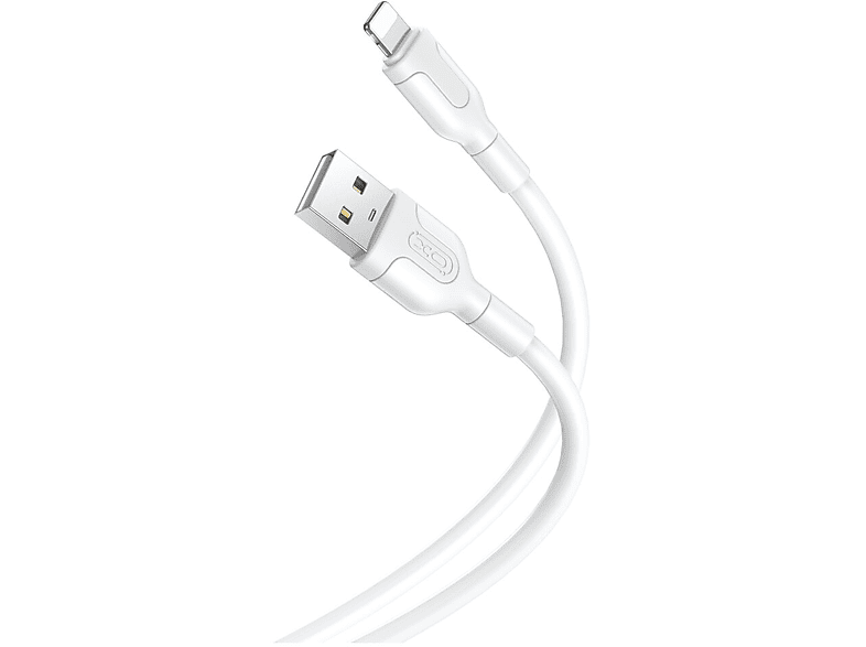 XO XO-Kabel NB212 USB -  iPhone-Anschluss 1,0 m 2,1A weiß Kabeladapter, Weiß