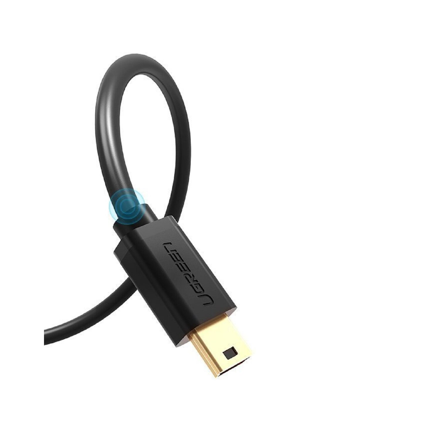 - 2m USB Schwarz USB Mini UGREEN Kabel Kabeladpater,