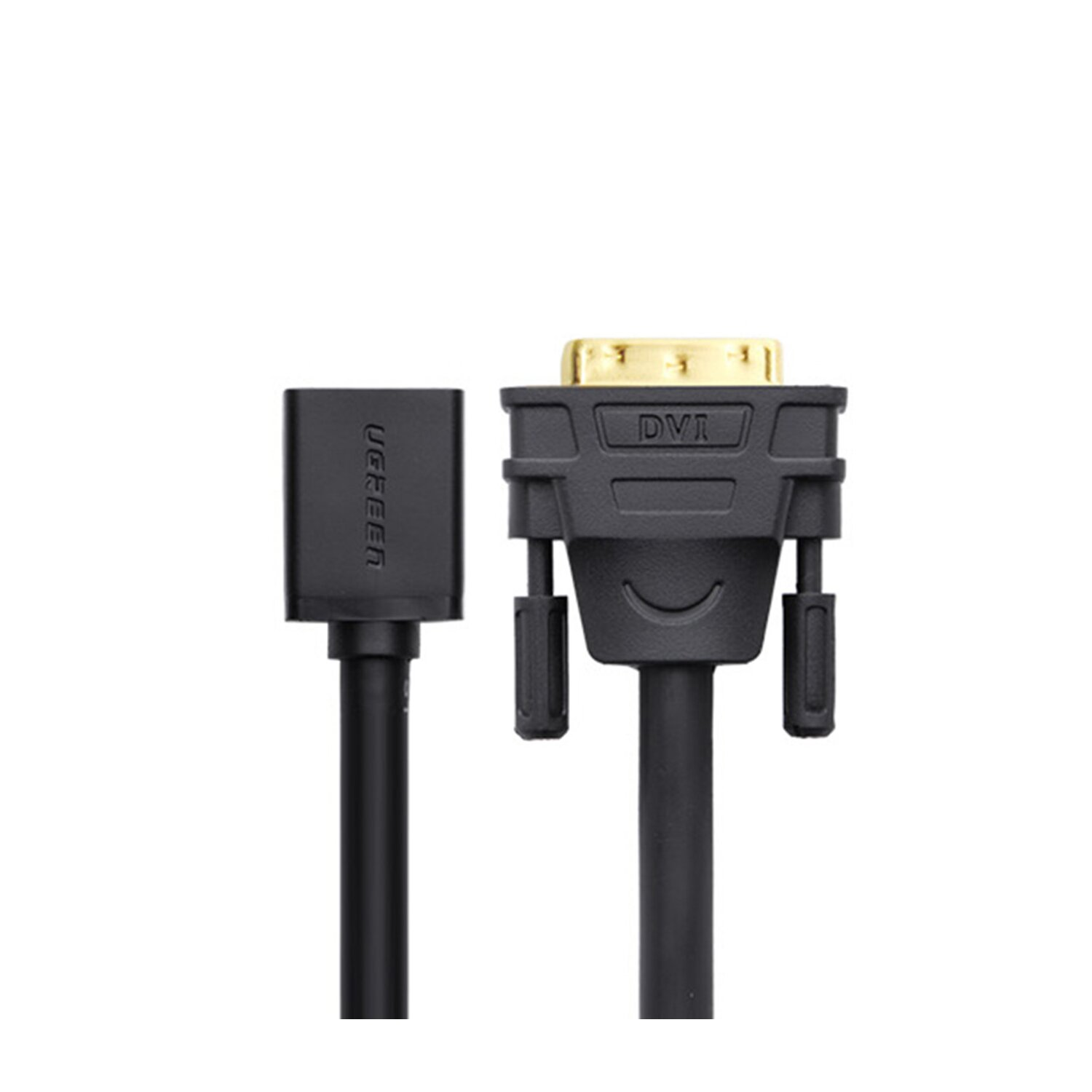 UGREEN - DVI (weiblich) Schwarz 0,15m (männlich) Kabeladapter, HDMI