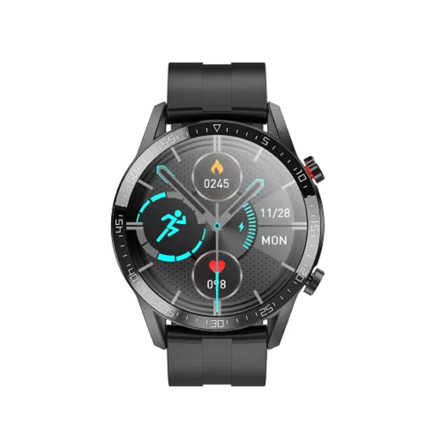 HOCO Pro Smartwatch Silikon, Y2 Schwarz Sport Smart