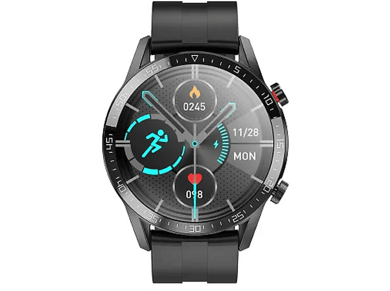 HOCO Y2 Pro Smart Sport Smartwatch Silikon, Schwarz