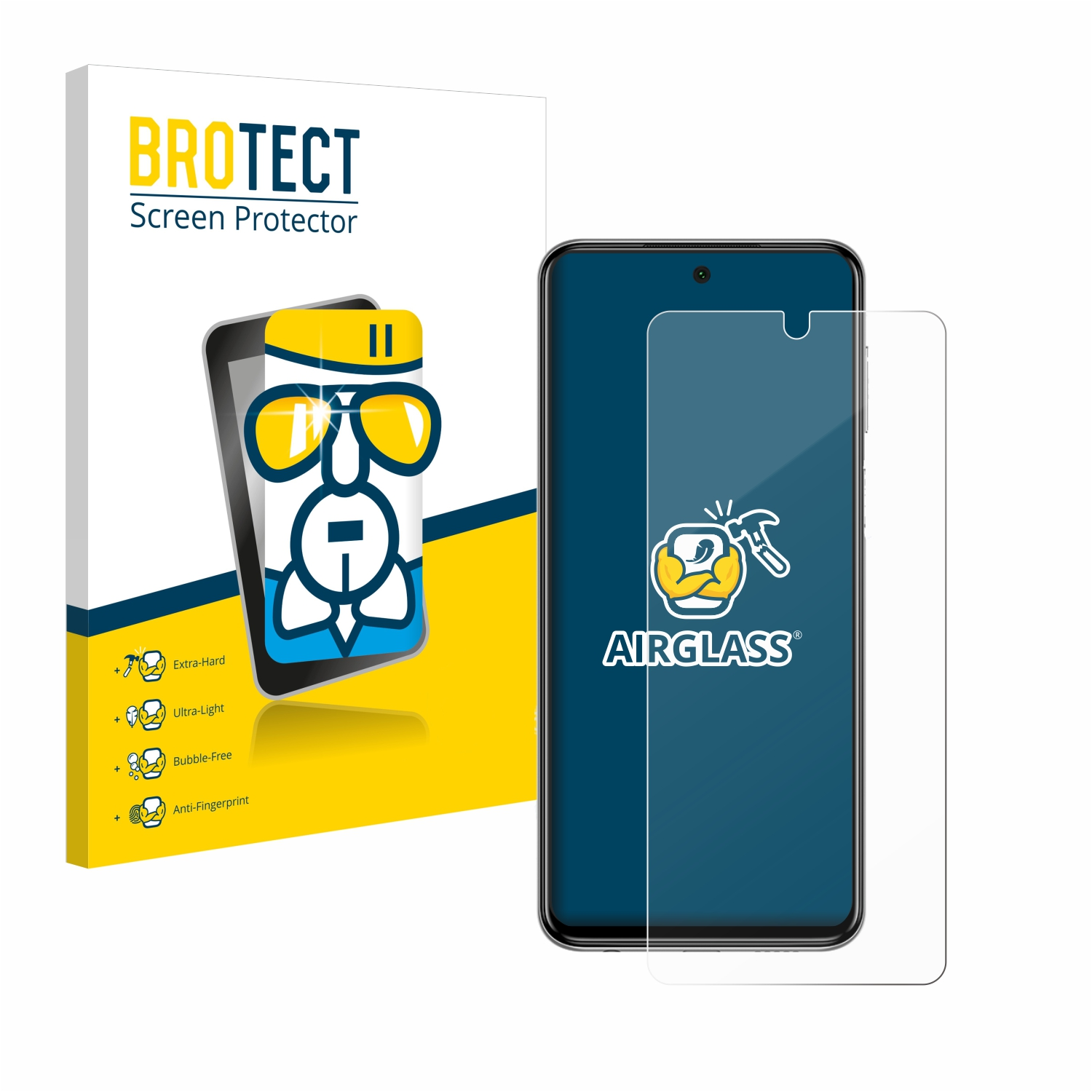 Pro) BROTECT 9 Airglass klare Redmi Note Schutzfolie(für Xiaomi