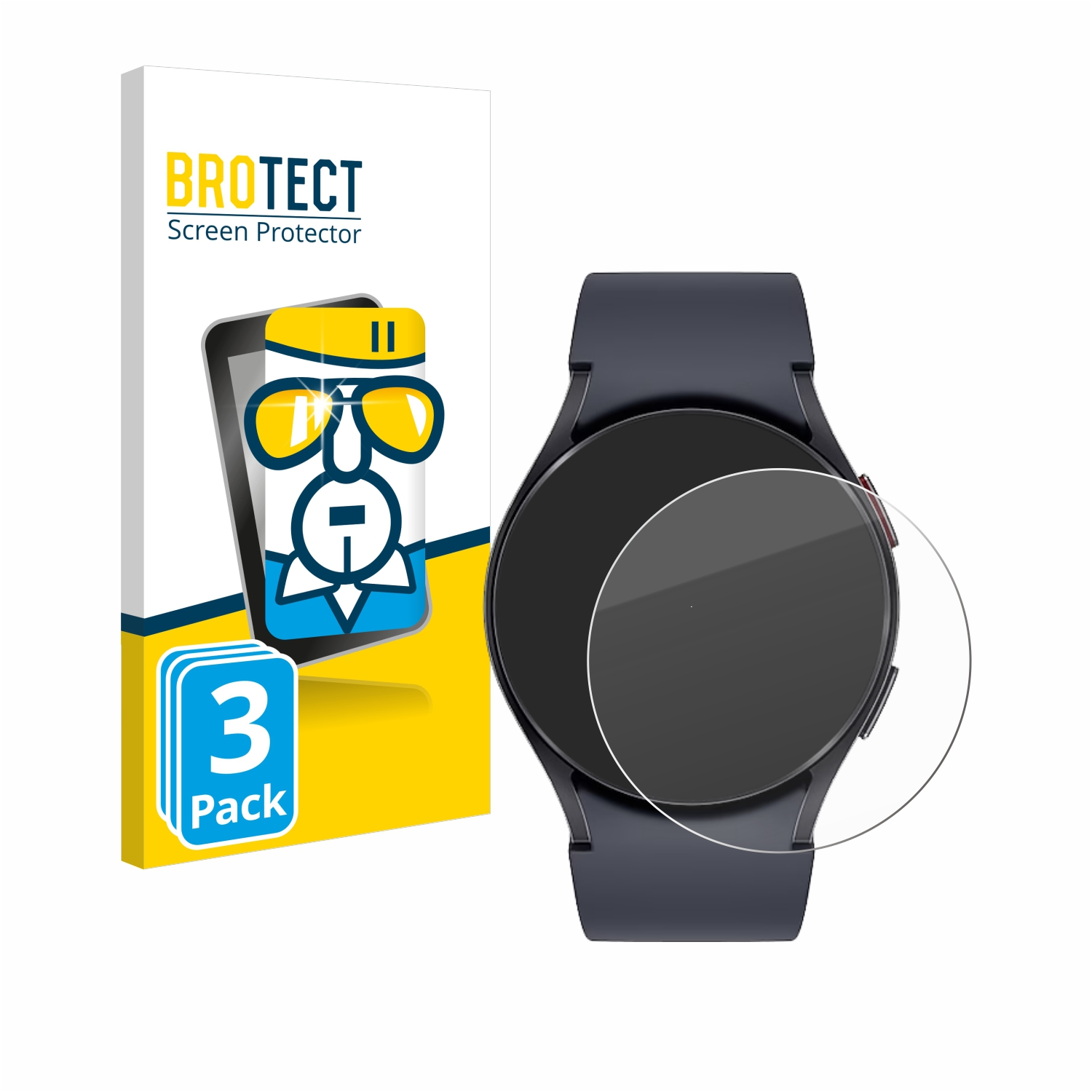 BROTECT 3x (40 Samsung mm)) Watch 6 Schutzglas(für 9H klares Galaxy