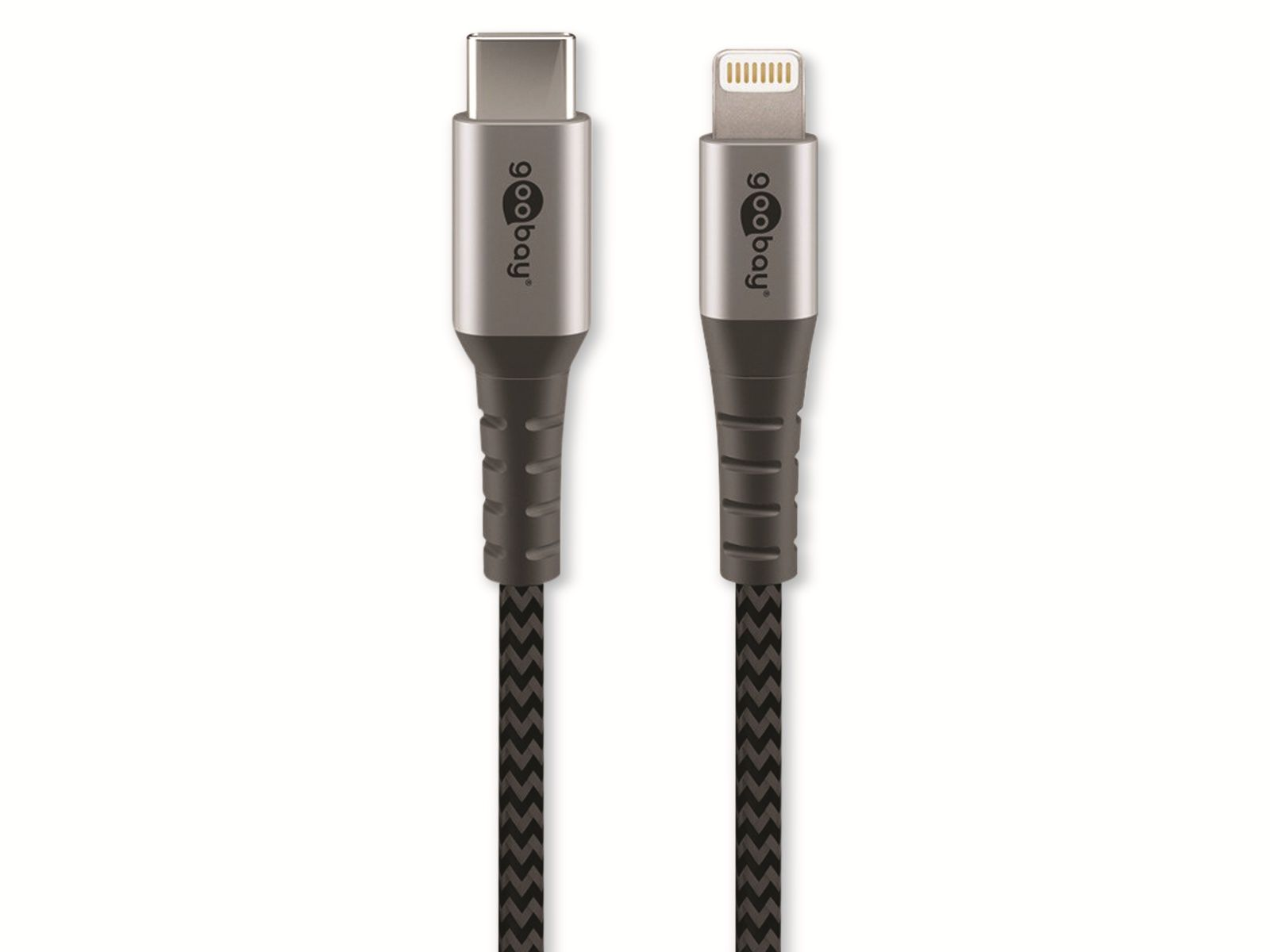1,0m, GOOBAY USB-Adapterkabel, 1 USB-C/Lightning, Stecker/Stecker, m Adapterkabel,