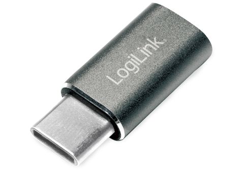 LOGILINK USB-Adapter AU0041, USB-C Stecker auf USB-Micro Kupplung Adapter