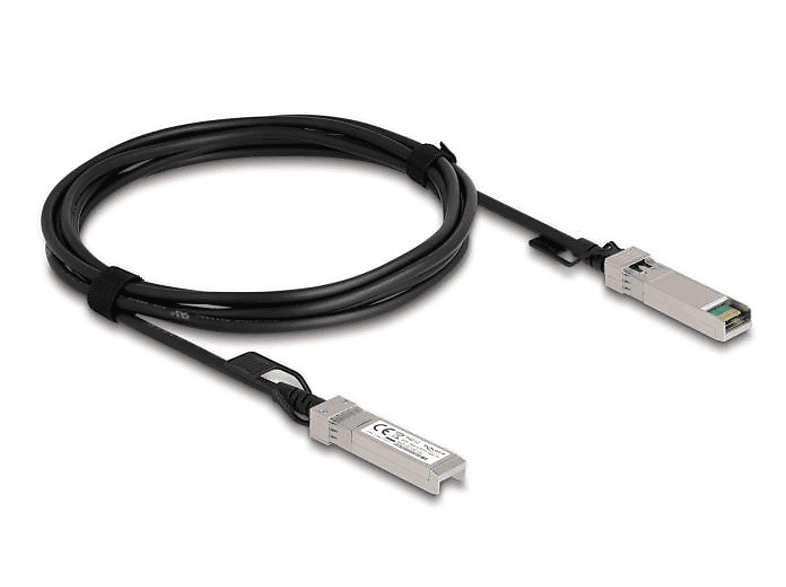 DELOCK 84210 SFP+ (DAC), Direct Schwarz Cable Attachment