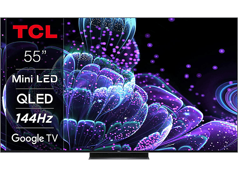 TCL 55 C 835 cm, UHD TV 55 / 4K, LED Zoll 139 TV) Google (Flat