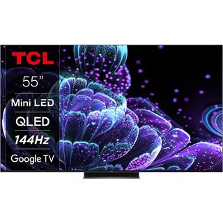 TV QLED 55" - TCL 55C835, UHD 4K, Quad Core, DVB-T2 (H.265), Negro