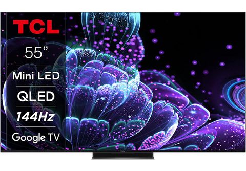 TV QLED 55 - TCL 55C835, UHD 4K, Quad Core, DVB-T2 (H.265), Negro