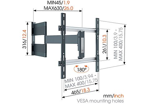 Soporte TV Vogel's 3443 Blanco