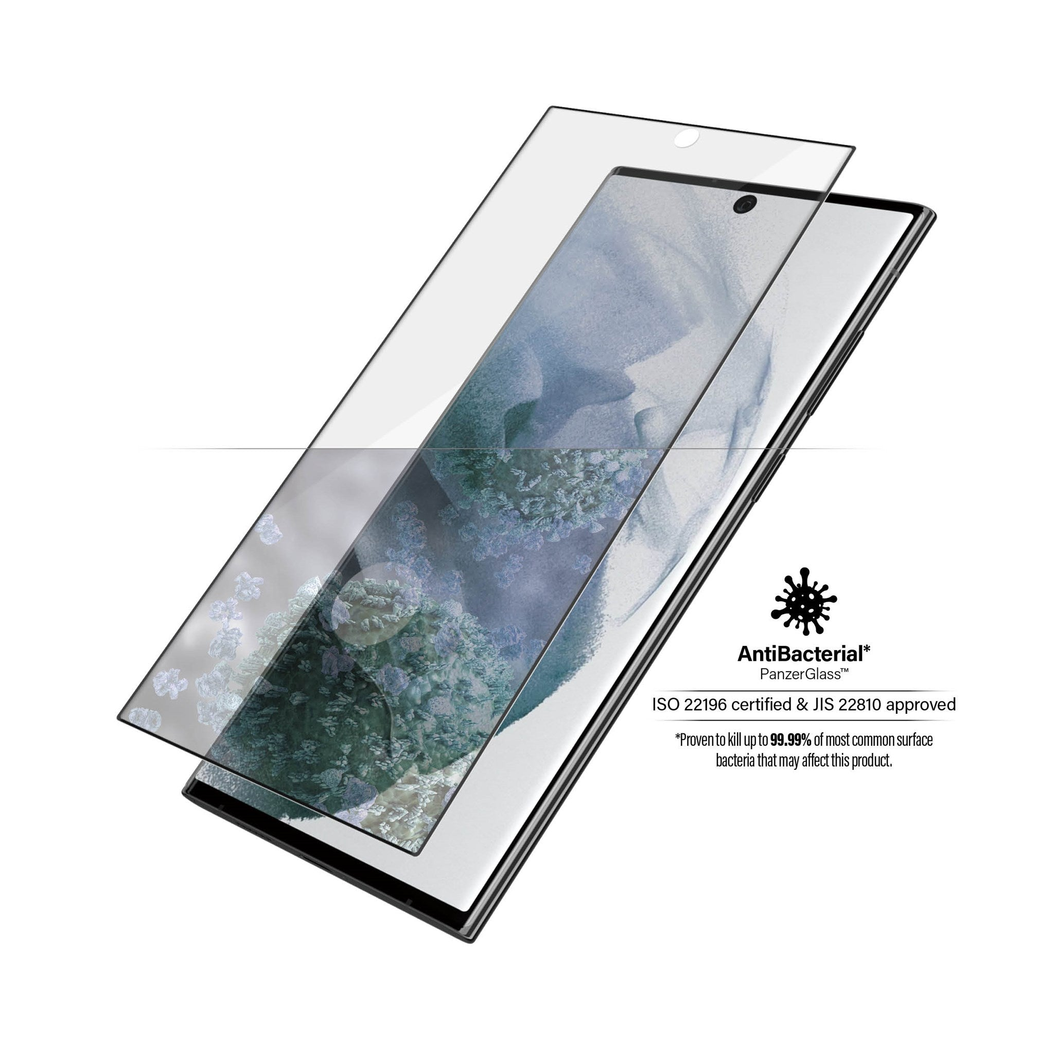 PANZERGLASS Galaxy Samsung Fit Displayschutz(für S22 Ultra) Ultra-Wide