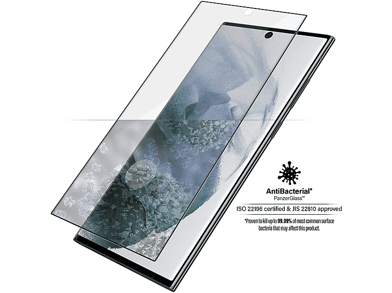 PANZERGLASS Ultra-Wide Fit Displayschutz(für Samsung Galaxy S22 Ultra)